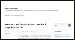Desktop Screenshot of element121.com
