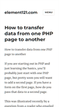 Mobile Screenshot of element121.com